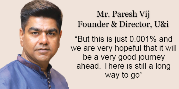 Mr. Paresh Vij, Founder & Director, U&i