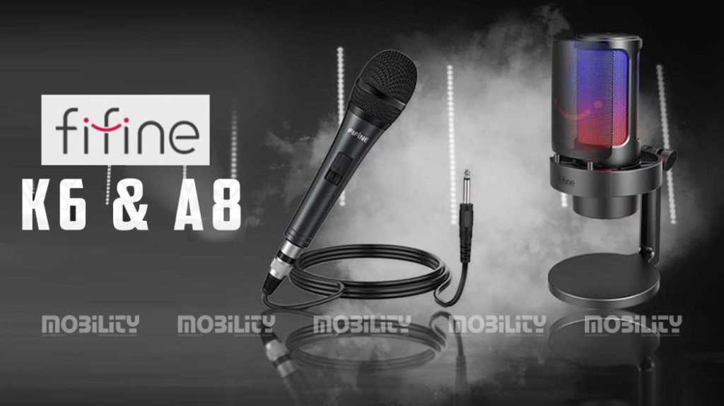 FIFINE LAUNCHES PROFESSIONAL MICS ‘AMPLIGAME A8’ & ‘K6’